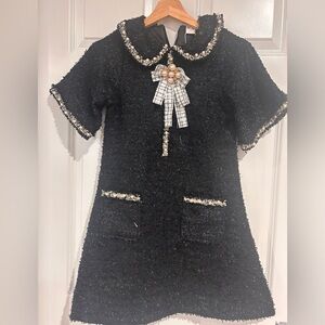 Mai Belle Girls Tweed Dress. Size 10/12